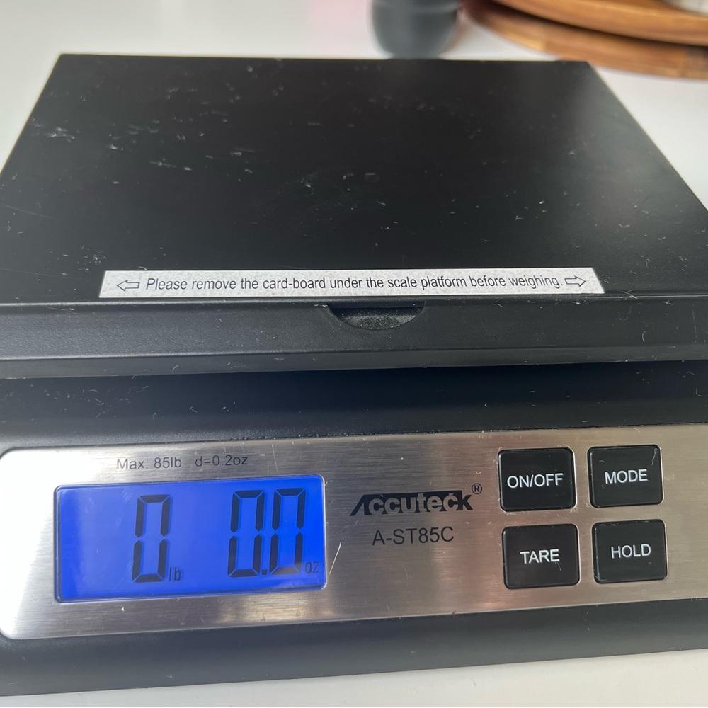 Accuteck A-ST85C Digital Kitchen Scale - Black